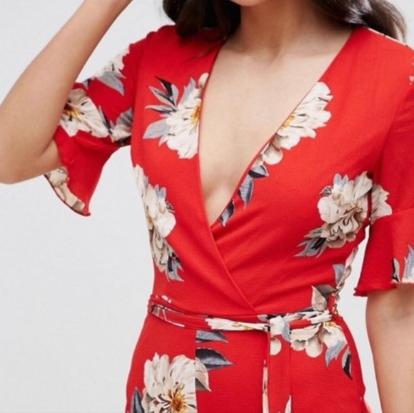 *Parisian Tall/ASOS Floral Romper - Picture 3 of 8